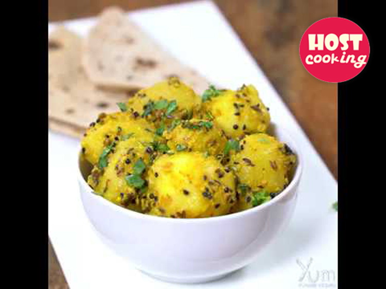 Bhapa Aloo Recipe by Hostcooking